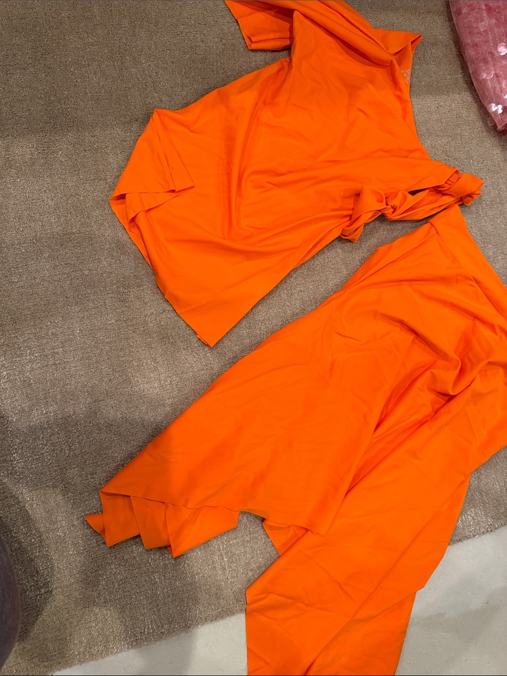Khy Women's Bright Orange Jumpsuit